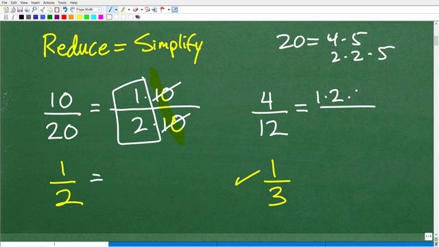 How to Reduce a Fraction – Step by Step… смотреть онлайн