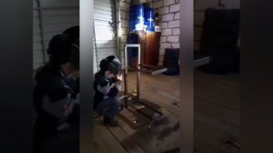 Полуавтомат АВРОРА ДИНАМИКА 2000, изготовление сварочной тележки