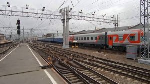 Электровоз ЭП2К-0157 с поездом № 059 Санкт-Петербург-Нижний Новгород