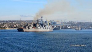 Крейсер Москва Вернулся в Севастополь