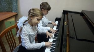 Фортепианный ансамбль Бергер Катя - Гощапова Ангелина преп. Миронова А. Н.