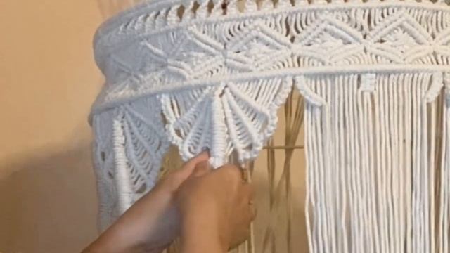 Плетём абажур макраме. Часть Х плетение кисти