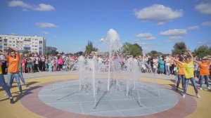 Открытие пешеходного фонтана в г. Светлый Яр 2017