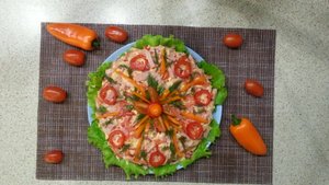 Быстрый салат. Название, не знаю)))))))