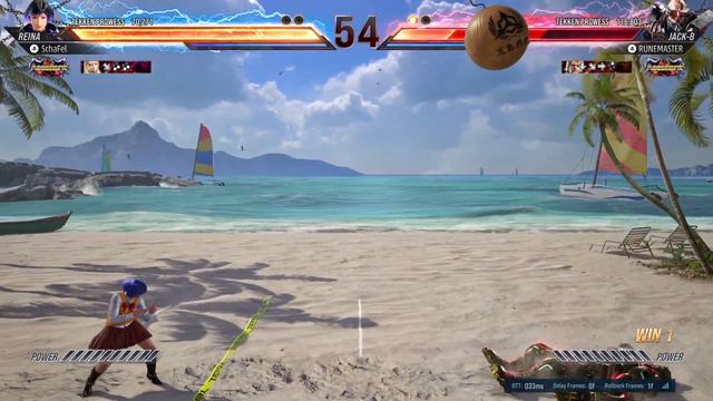 Tekken Ball - Reina (SchaFel) vs Jack-8 (Runemaster) 24/02/15 смотреть онлайн