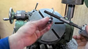 Установка детали на поворотный стол