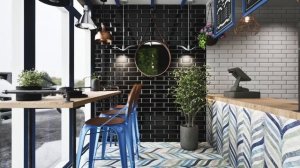 Дизайн интерьера кафе