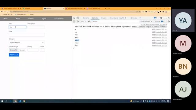 Basics of Form Handling in React,  Add New Product to fakeStore API using react