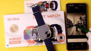 S9 Ultra Smart Watch Set Wallpaper Photo