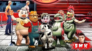 ХУДШИЙ СОТРУДНИК МЕСЯЦА ЖУТКОЙ БУРГЕРНОЙ!ИГРА HAPPY'S HUMBLE BURGER FARM ПРОХОЖДЕНИЕ НА РУССКОМ!HHBF