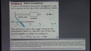 Nonconservative Systems. Robotics. Lecture 17B.