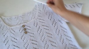 Кофточка из хлопка,,Ажурная,,//Экспресс МК.