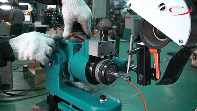 Универсальный заточной станок JF-200 JEFFER. Заточка спиральных концевых фрез на заточном станке