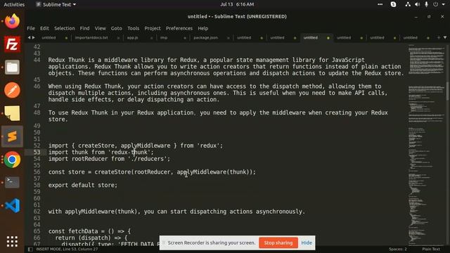 React Tutorial in Hindi #34 What is Redux Thunk in React смотреть онлайн