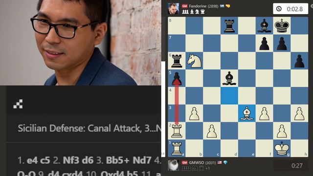 Wesley So Outsmart GM Maksim Chigaev in Rossolimo & Squeez a WIN !