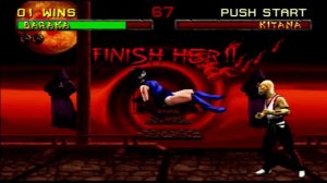 MORTAL KOMBAT 2 (1993)  BARAKA Playthrough