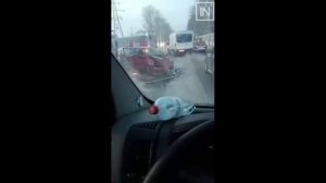 В Екатеринбурге на Шефской произошло ДТП с тремя автомобилями