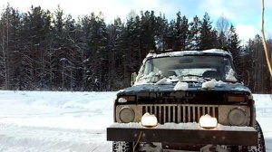 Нива по снегу на каме к214 размер 245 70 16