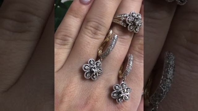 ЗОЛОТОЙ КОМПЛЕКТ | 750 ПРОБА | БРИЛЛИАНТЫ | BRILLIANT | GOLD | ЗОЛОТО | смотреть онлайн