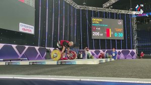 Артем Окулов 206 кг - рекорд России в толчке, в/к 89кгЧемпионат России по тяжелой атлетике 2024