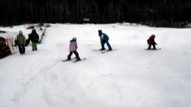 Горные лыжи. Обучение детей. смотреть онлайн