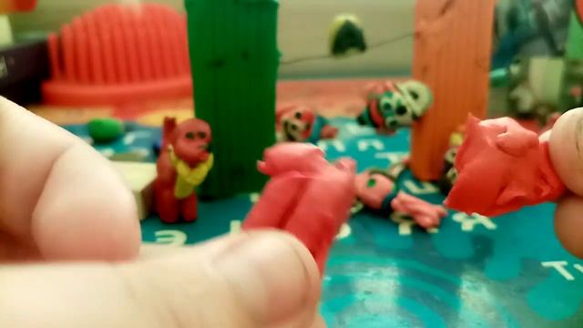 Лепим камень, и доброго динозавра брона. смотреть онлайн