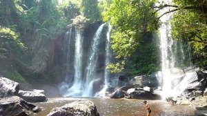 Водопад Пном Кулен. Начало сезона дождей в Камбодже. #shorts