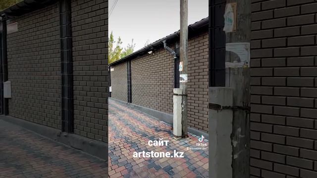 Вариант использования панелей на ограждении объекта. Панели artstone.kz смотреть онлайн