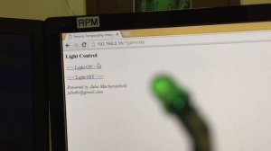 ARDUINO - LED Control over Ethernet (ENC28J60)