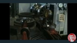 Установка бандажного кольца колесной пары электровоза