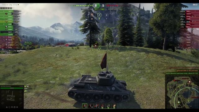 Старый, добрый Т-34-85. Карта Тихий Берег. №-3 смотреть онлайн