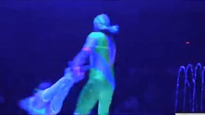 Цирк на воді : номер "Акробати на роликах"