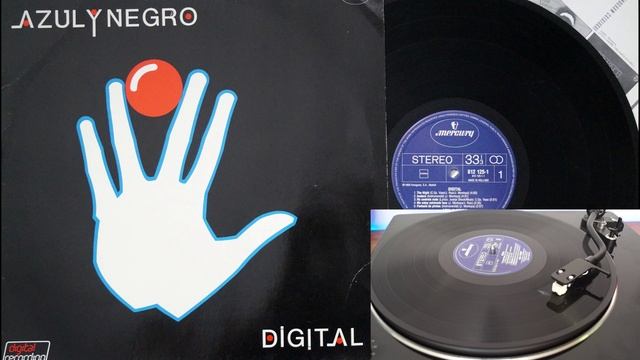 Technovision - Azul y Negro 1983 "Digital" Vinyl Disk 4K Rock