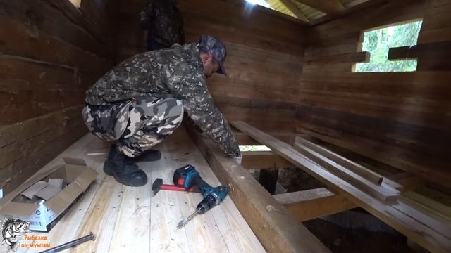 БаняСтрой/Как можно провести время с пользой/Стройка в тайге.
