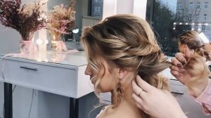 Luźne  niskie upięcie |Bridal Updo Tutorial | Upięcie ślubne |легкий небрежный свадебный пучок