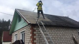 Мойка высокого давления на 240 бар в действии