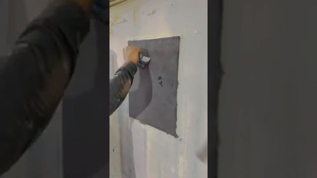 Нанесение декоративной штукатурки Микроцемент смотреть онлайн