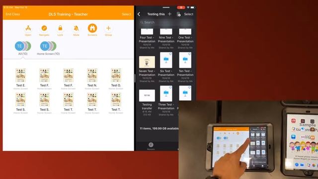AirDrop From Files To Apple Classroom