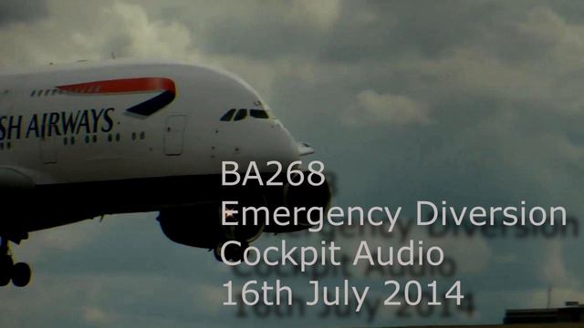 BA 268 Emergency Landing Minneapolis airport 16th July 2014 *Cockpit Audio* смотреть онлайн
