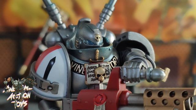 Warhammer 40k Grey Knights Interceptor Squad 1:18 scale action figures by JoyToy. Awesome. смотреть онлайн