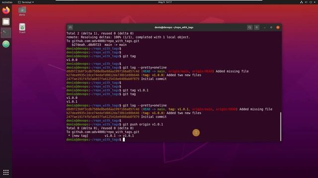 Git - Как работать с тегами в репозитории Git на примере GitHub - Git Tags смотреть онлайн