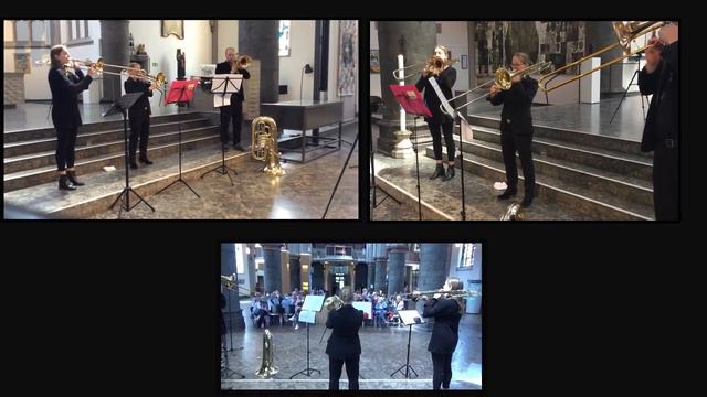 Bach - Toccata in D minor for TROMBONE TRIO | Rolling Thunder Brass смотреть онлайн