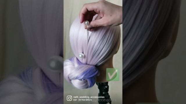 Как правильно вставлять шпильки в прическу
