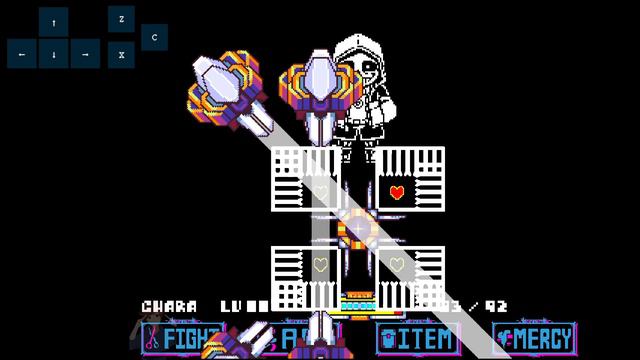 [No Heal] NexteraTale Sans fight - phase 1 смотреть онлайн