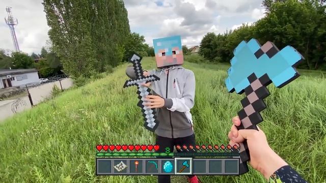 Minecraft in Real Life POV DIAMOND ZOMBIE - Realistic Texture Pack смотреть онлайн