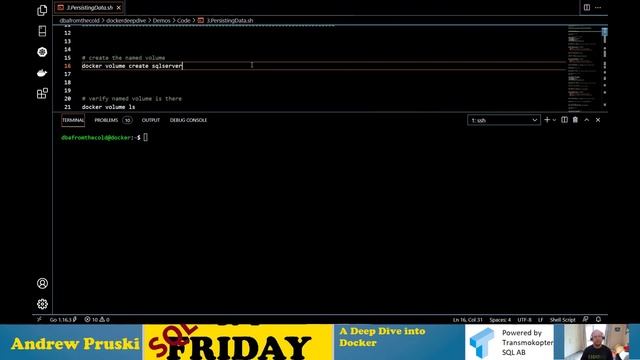 SQL Friday #58 - Andrew Pruski on A Deep Dive into Docker смотреть онлайн