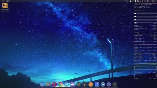 Так как запустить Conky в REOS Manjaro KDE. Мой частный случай. Может быть не актуальным.