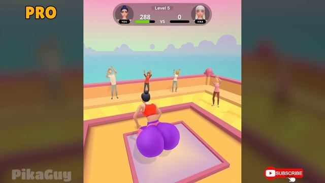 NOOB vs PRO vs HACKER in Twerk Race 3D смотреть онлайн