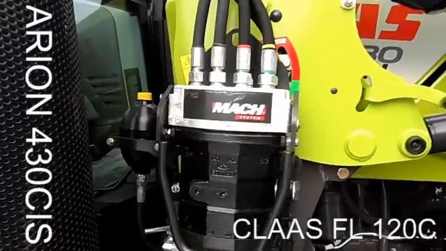 CLAAS FL 120C front loader, UA/2016 смотреть онлайн