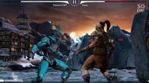 #1 прохождение мортол комбат мобаид (MORTAL KOMBAT)